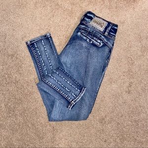 🔴 2/$25 S|A|L|E GOGO Star | Acid Wash Skinny Jean